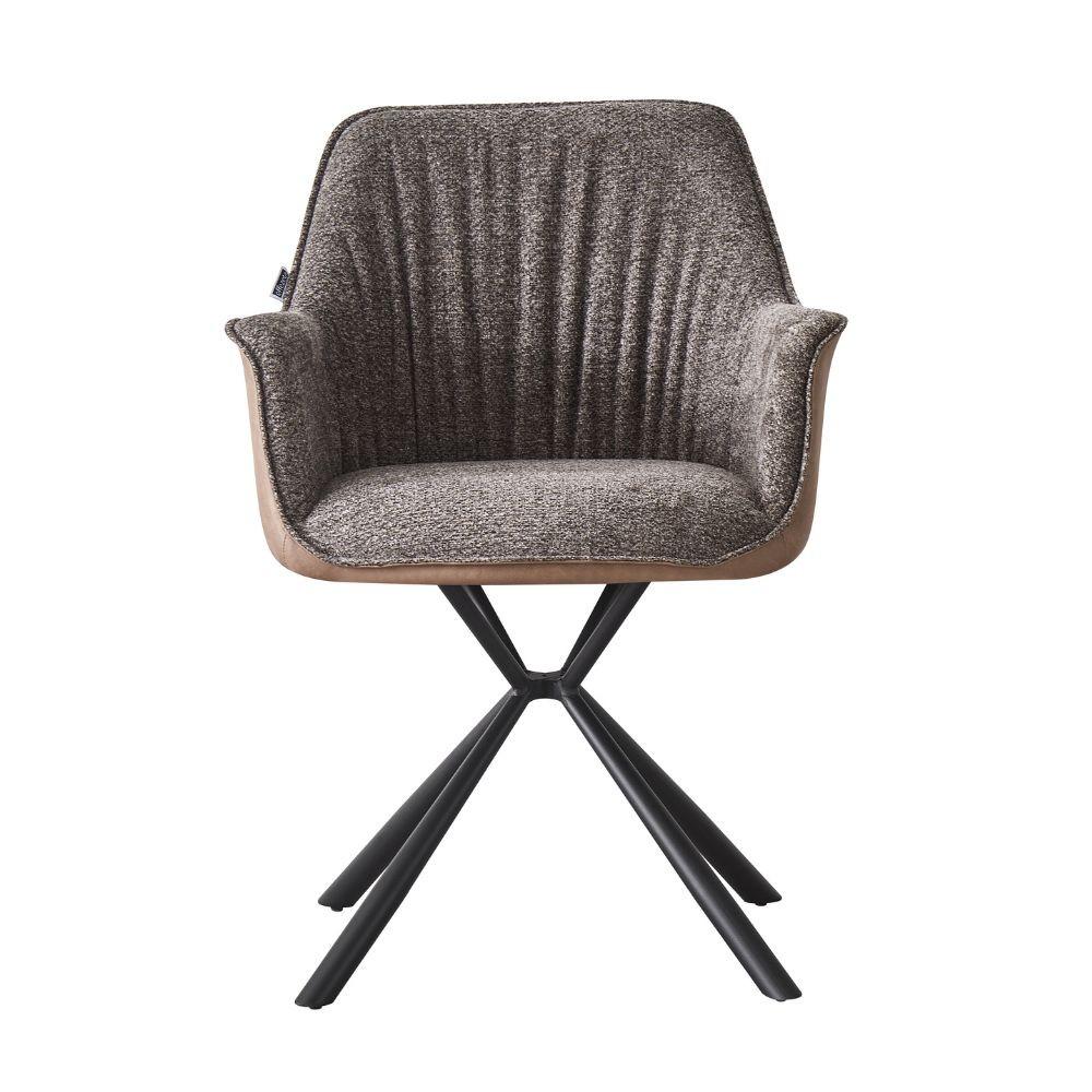 Sedia Aseat seduta colore grigio con retro colore tortora