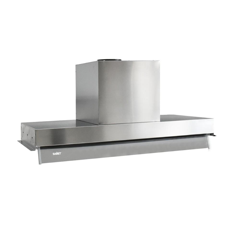 Cappa integrata sottopensile Samet Kripto90 luce led 3 livelli velocit&agrave; inox classe D