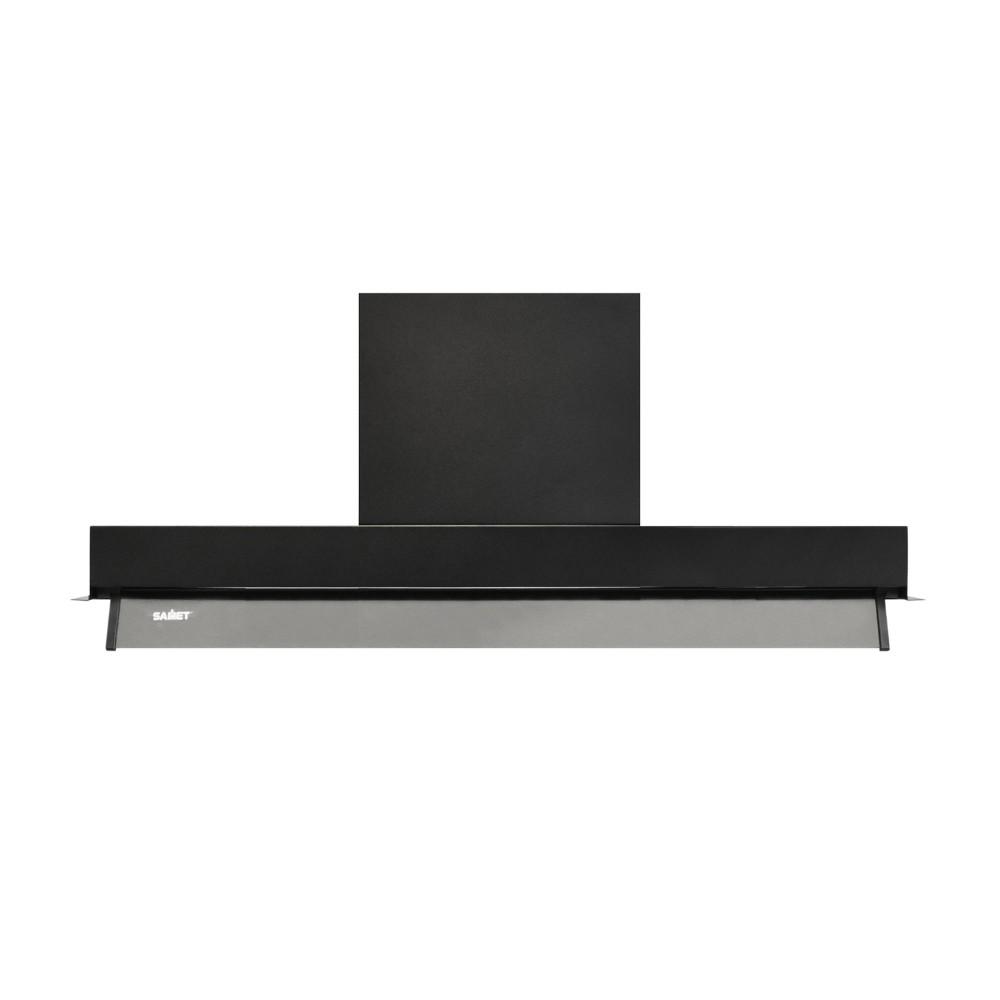 Cappa integrata sottopensile Samet Kripto90 luce led 3 livelli velocit&agrave; colore nero classe D