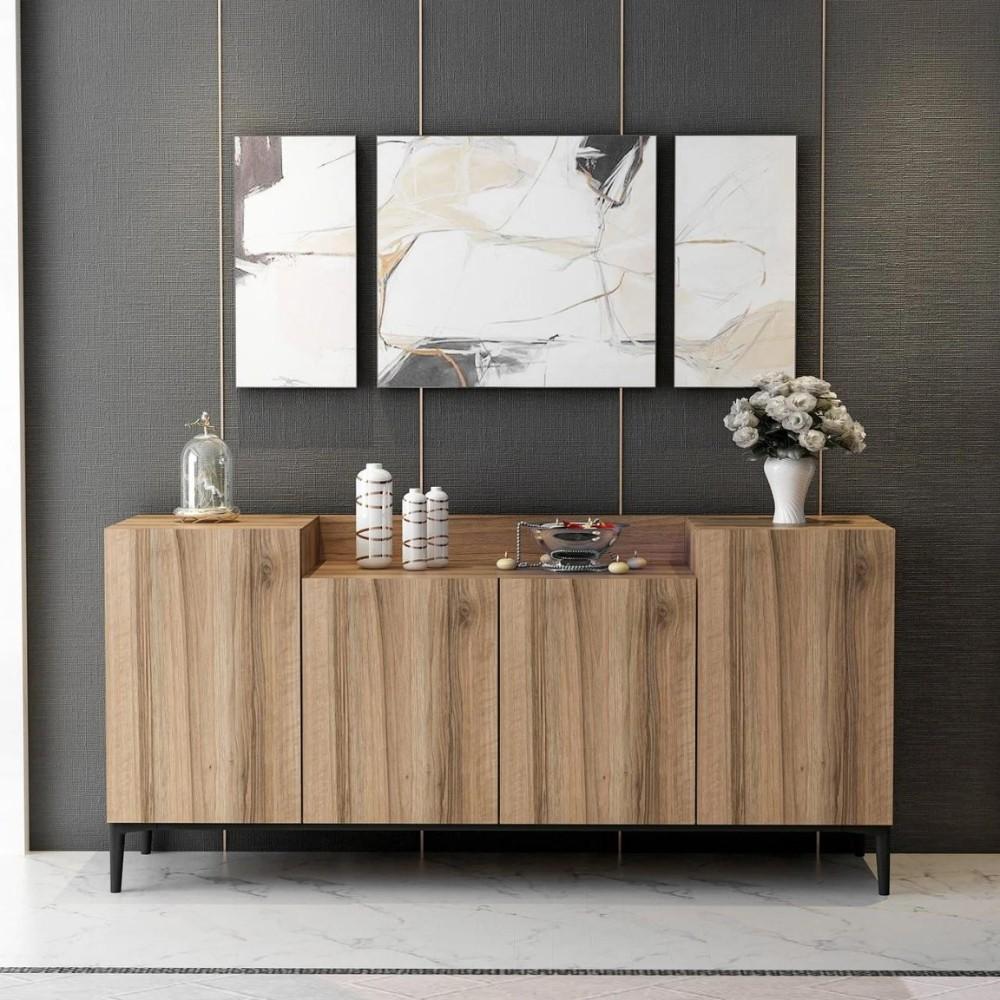 Madia Ellaria 4 ante noce 160x42x75h