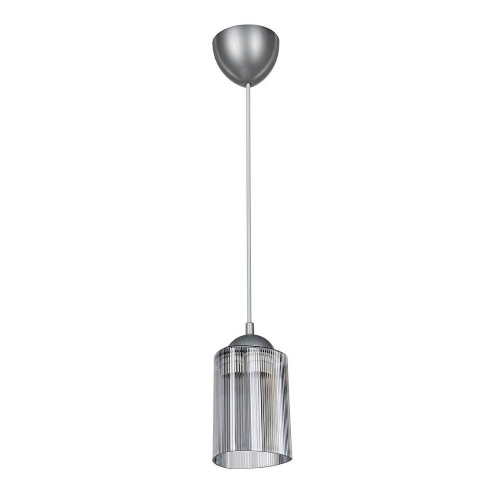 Lampada da soffitto Optical MDL3871 con paralume triangolo in plastica fum&egrave;