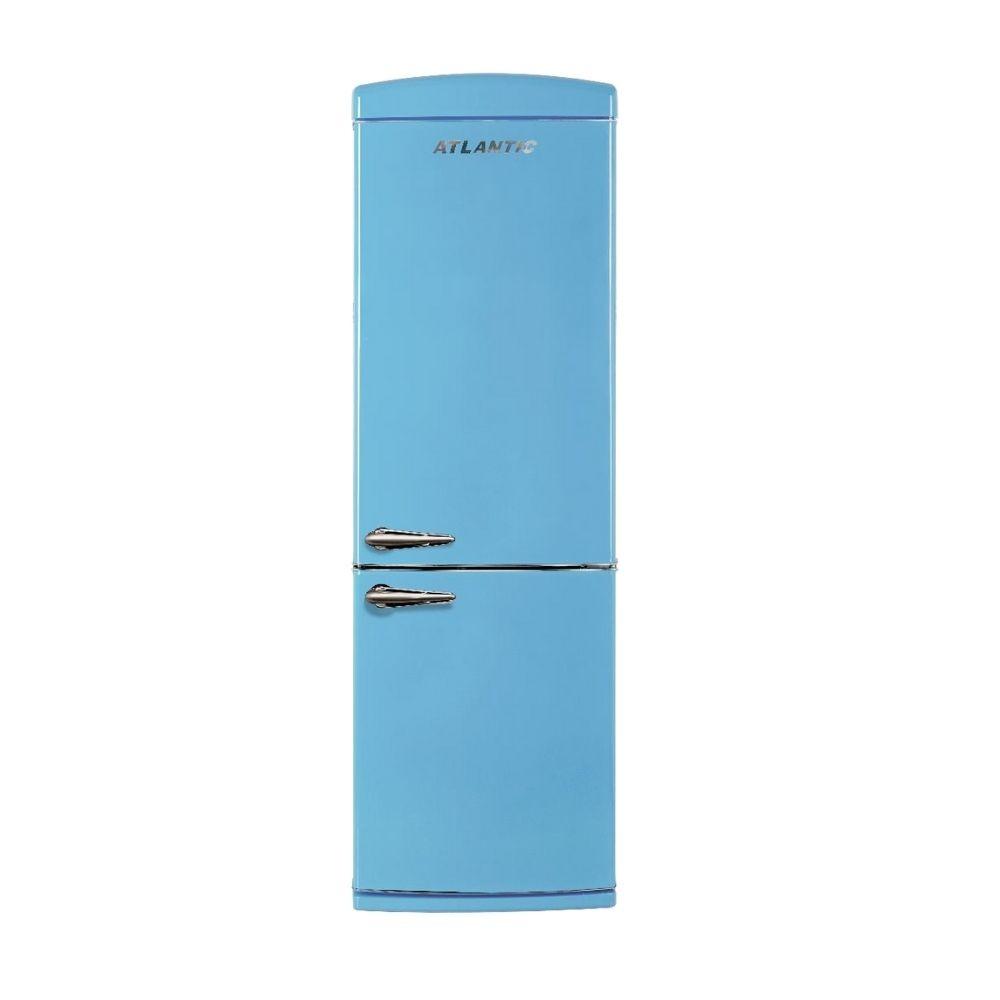Frigorifero combinato ATBM374BLE 348LT in blue retr&ograve; Atlantic classe energetica A++