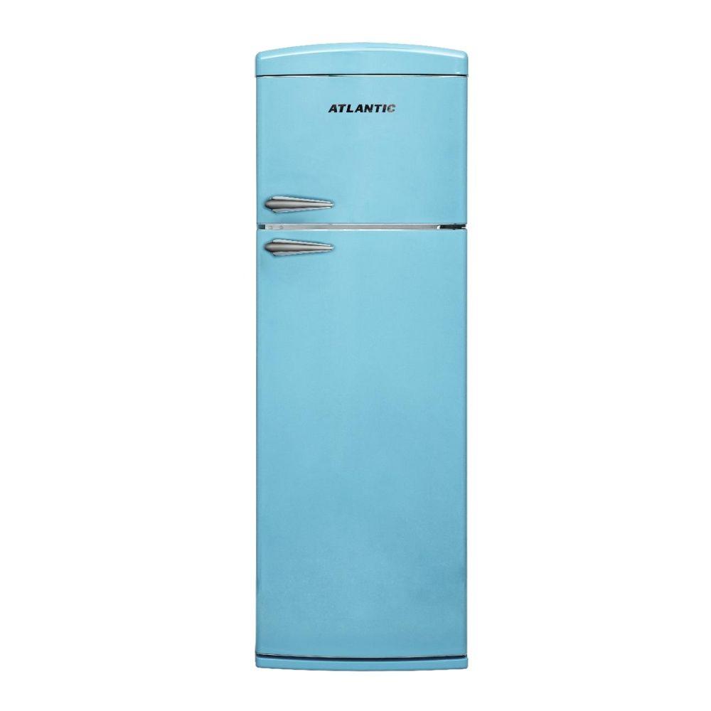 Frigorifero doppia porta ATBM346BL 311 LT in blue retr&ograve; Atlantic classe F
