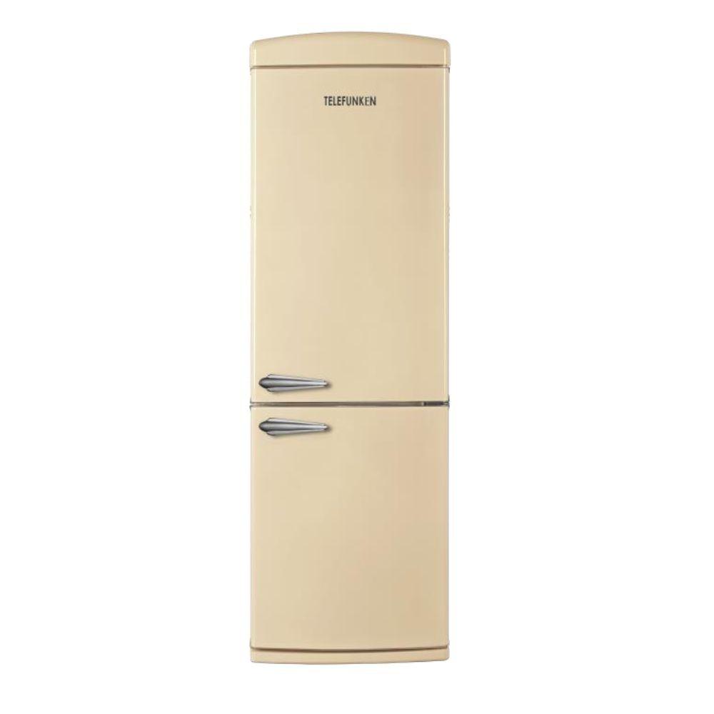 Frigorifero combinato TKBM379BREF 294 LT no frost colore beige retr&ograve; Telefunken classe F