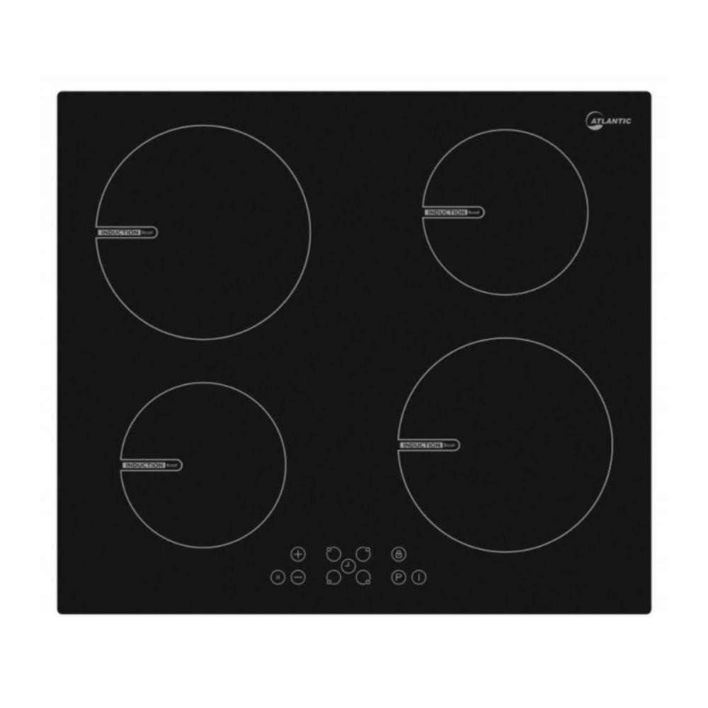 Piano cottura Atlantic ad induzione ATVIFCT13P 4 zone colore nero