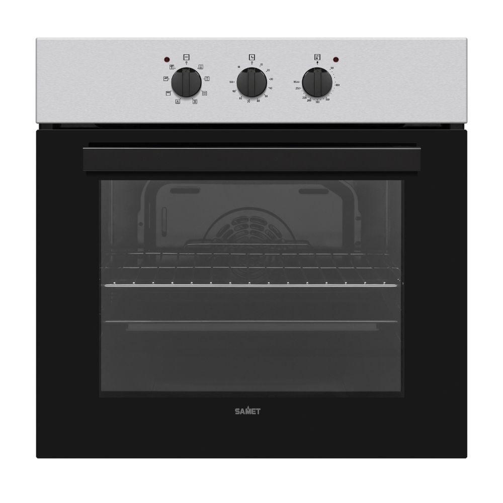 Forno elettrico multifunzione Samet Calliope da incasso 8 funzioni 3 manopole inox classe A