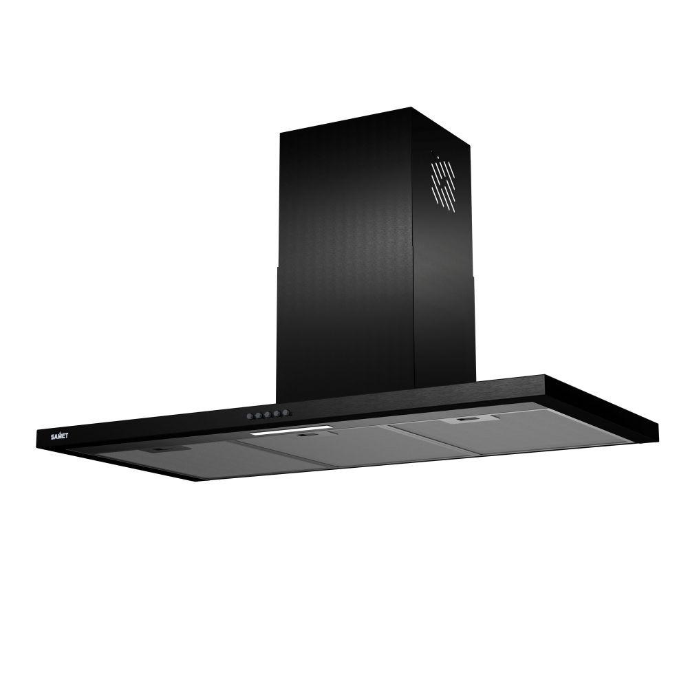 Samet cappa da parete Embla 90 colore nero