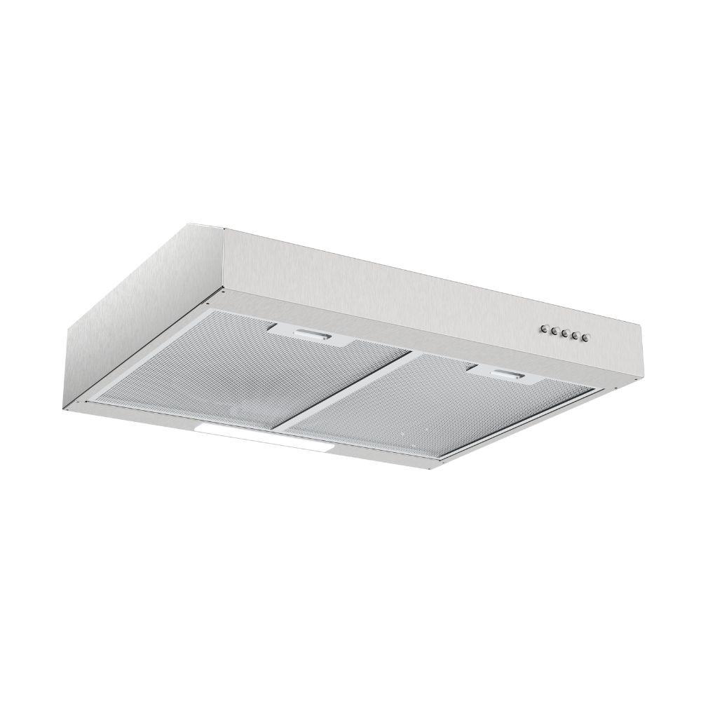 Gruppo cappa Samet sottopensile motore singolo 3 livelli Tornado 60 inox classe D