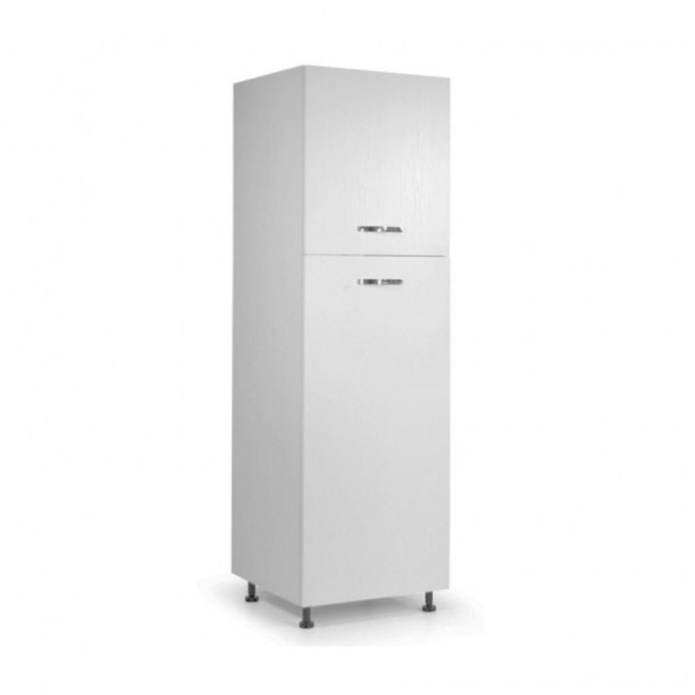 Colonna frigo 60x215H bianco frassinato