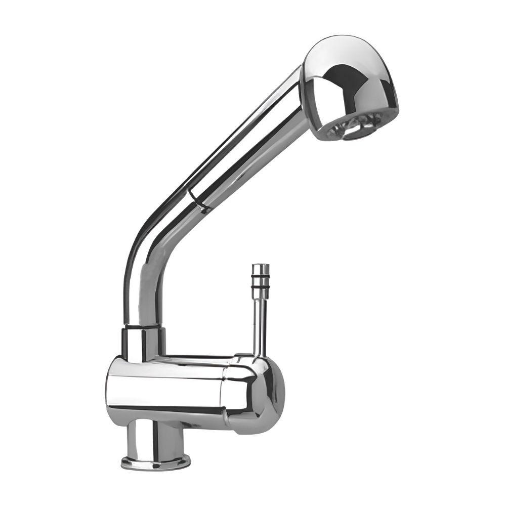 Miscelatore monoforo lavello doccia estraibile Paini 64CN566 satinato