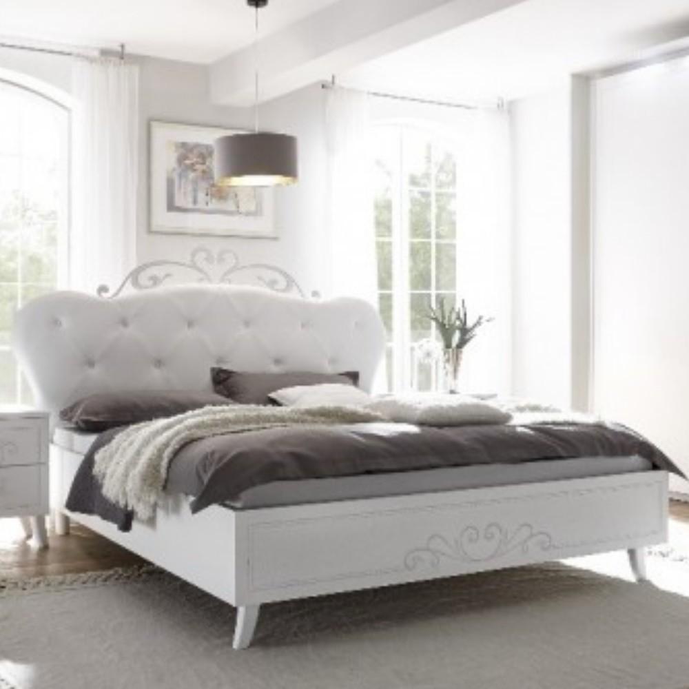 Letto Pamuk in legno bianco