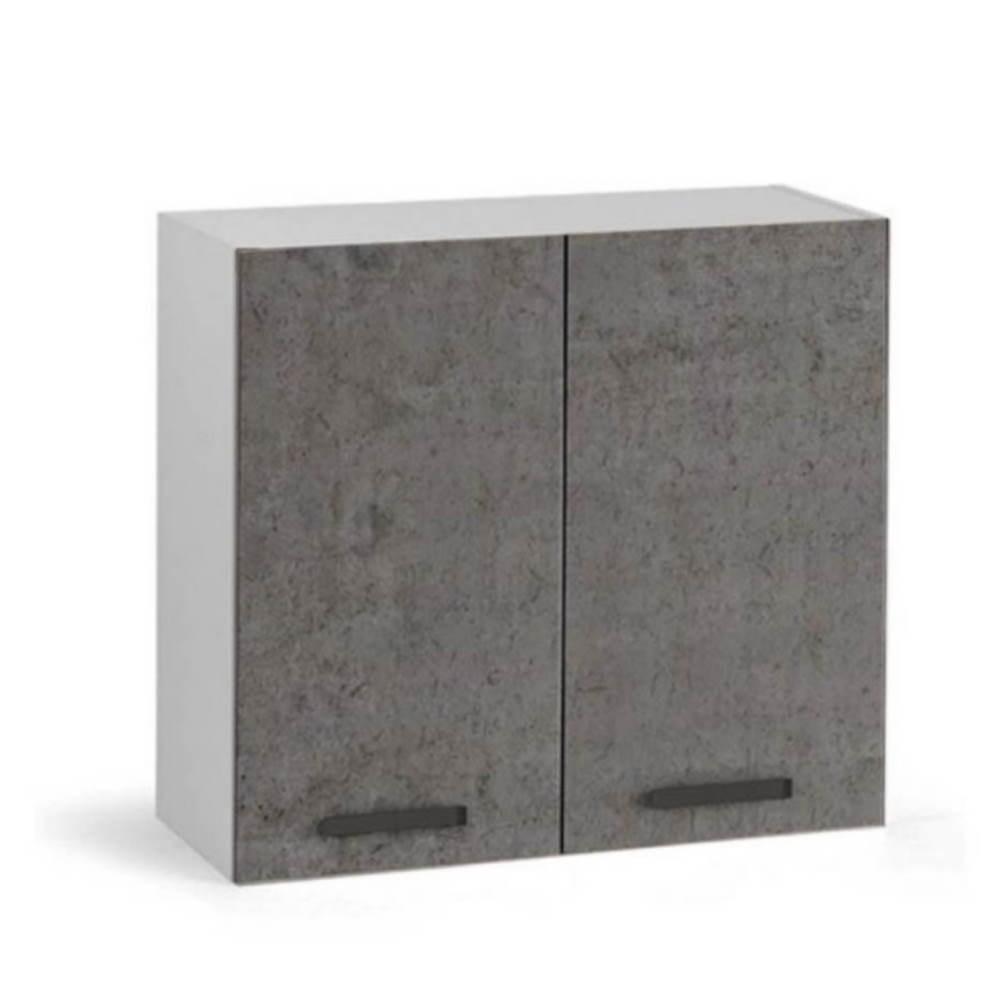 Pensile cucina 80x32x72H cm. 2 ante cemento