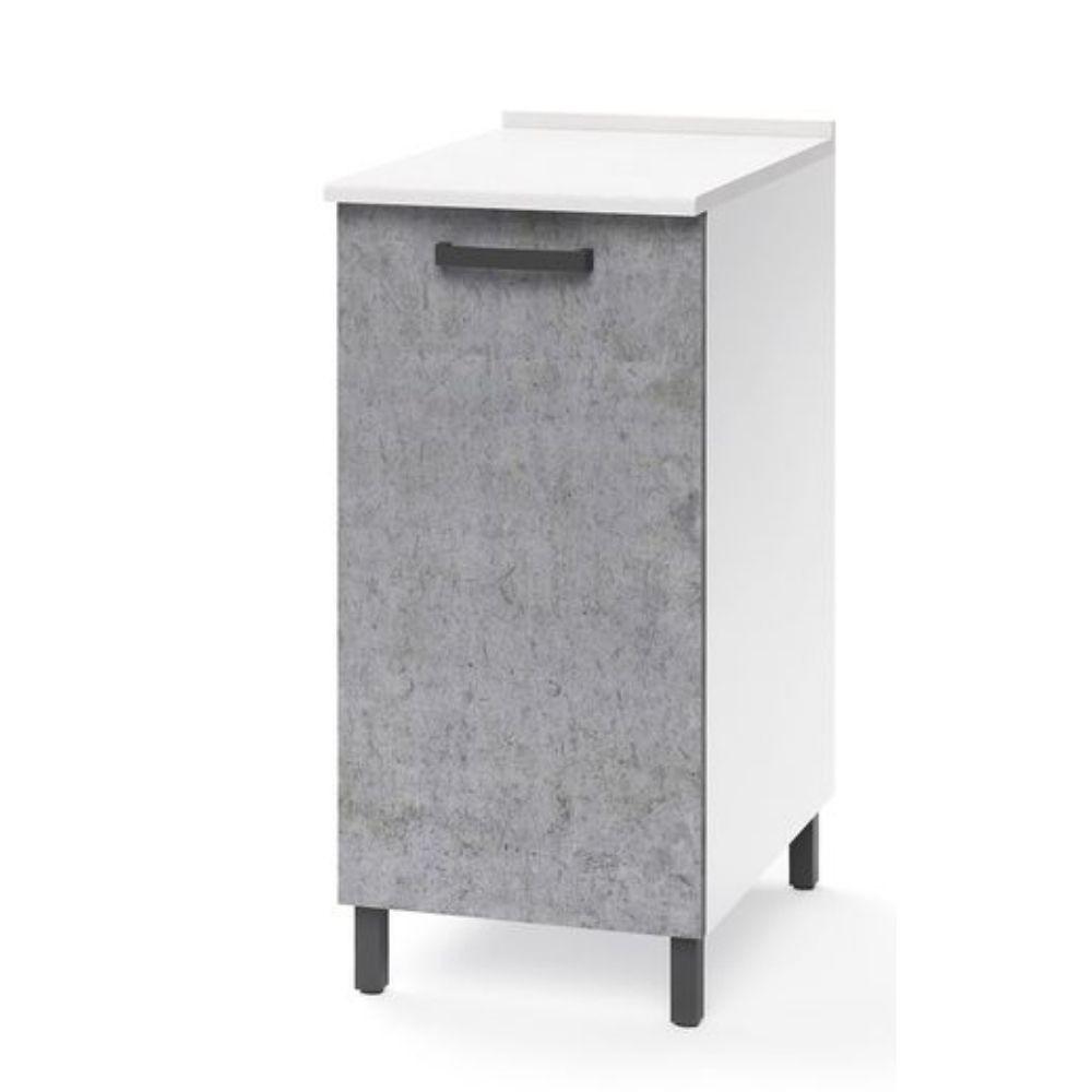 Base cucina con anta 30x50x85H cemento