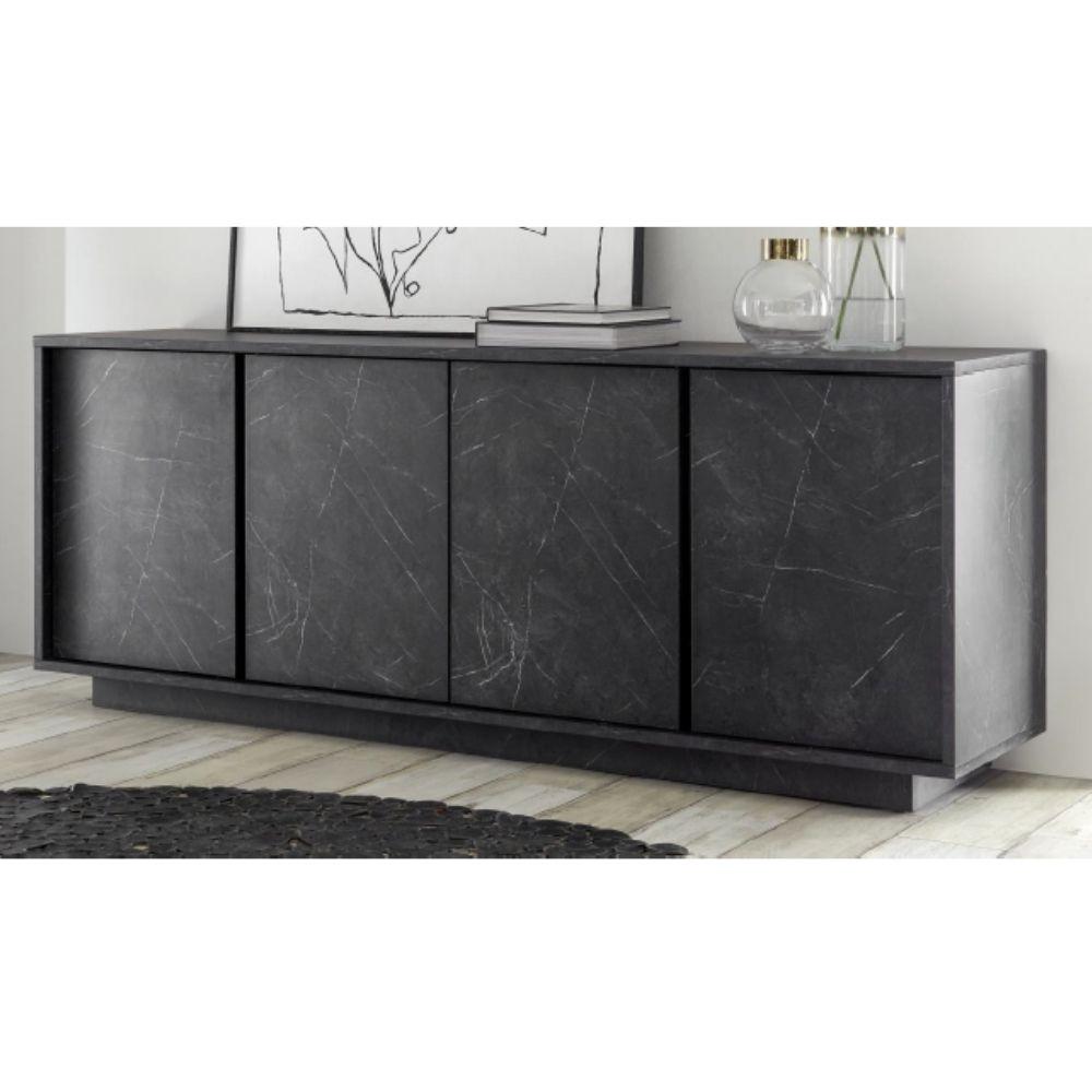 Madia Rock 4 ante marmo nero L180XH79XP43