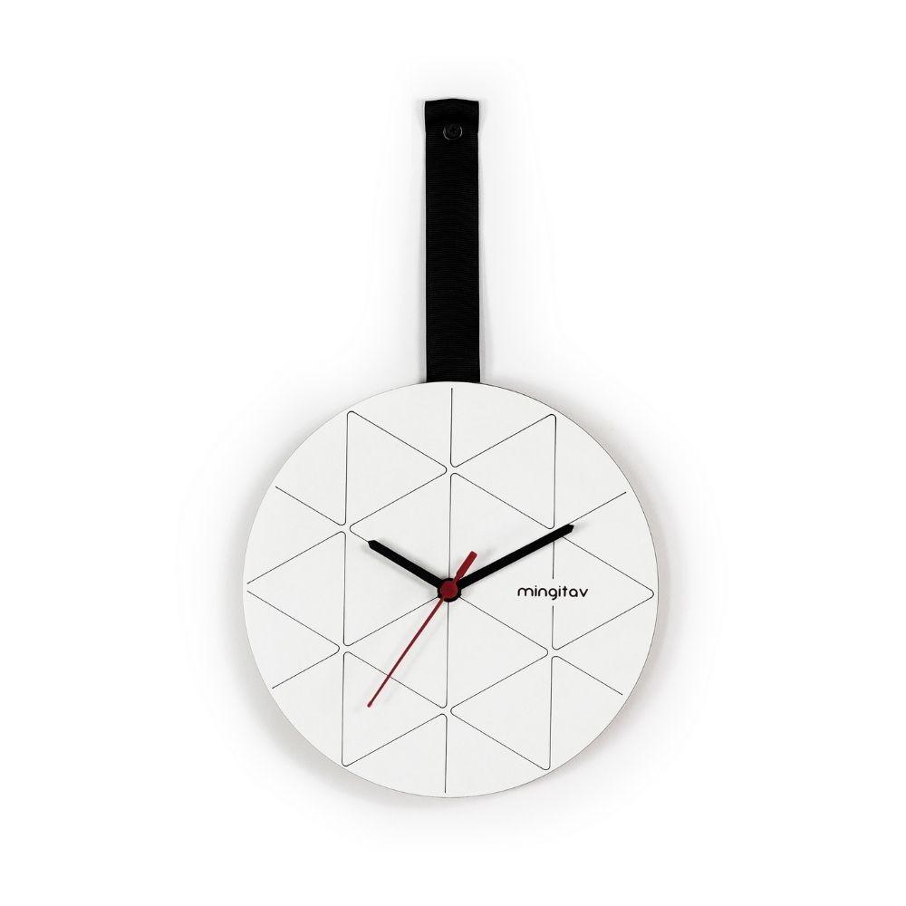 Orologio da parete Minuetto nero e bianco MT192101