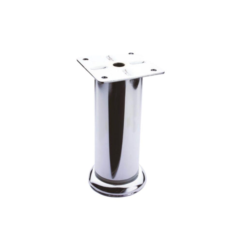Piede metallo cromato h 20 diametro 5,1
