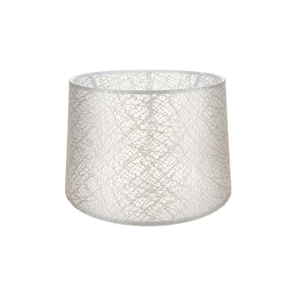 Paralume Deco ASZ1182 tessuto crema motivo ricamo