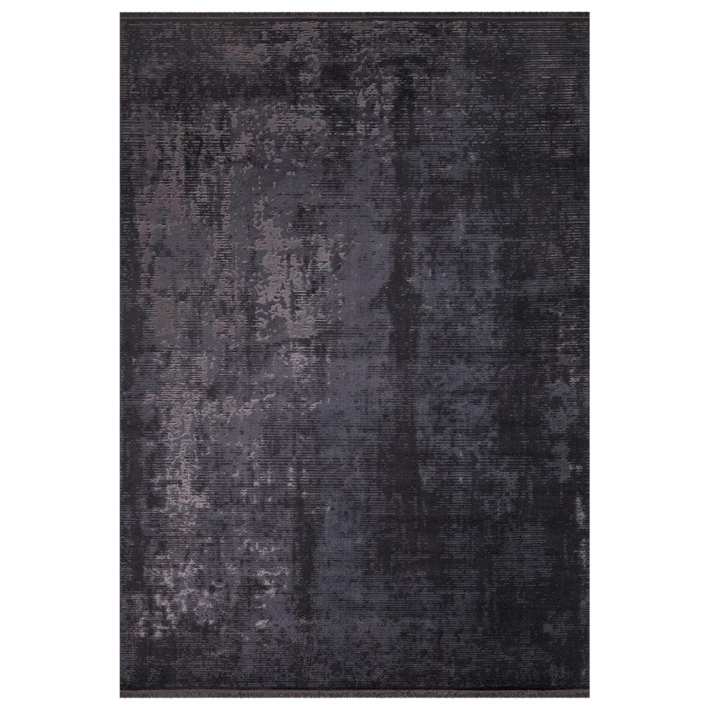 Tappeto antiscivolo vintage bamb&ugrave; colore antracite 160x230