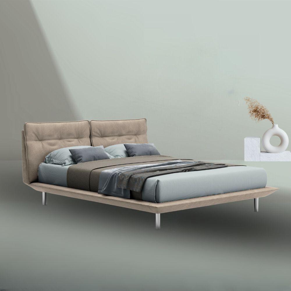 Letto Bolt matrimoniale fisso colore beige