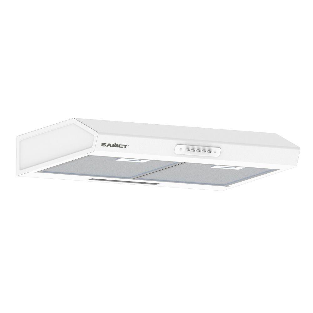 Samet Gruppo cappa sottopensile Tornado 90 luce led potenza aspirante 280 m3/h bianco classe D