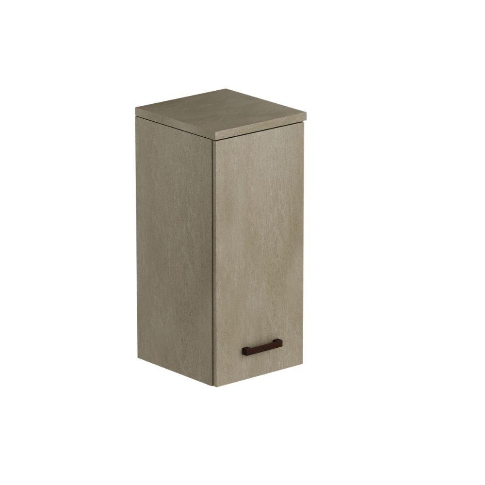 Laundry pensile bagno con anta 36x38x77 argilla