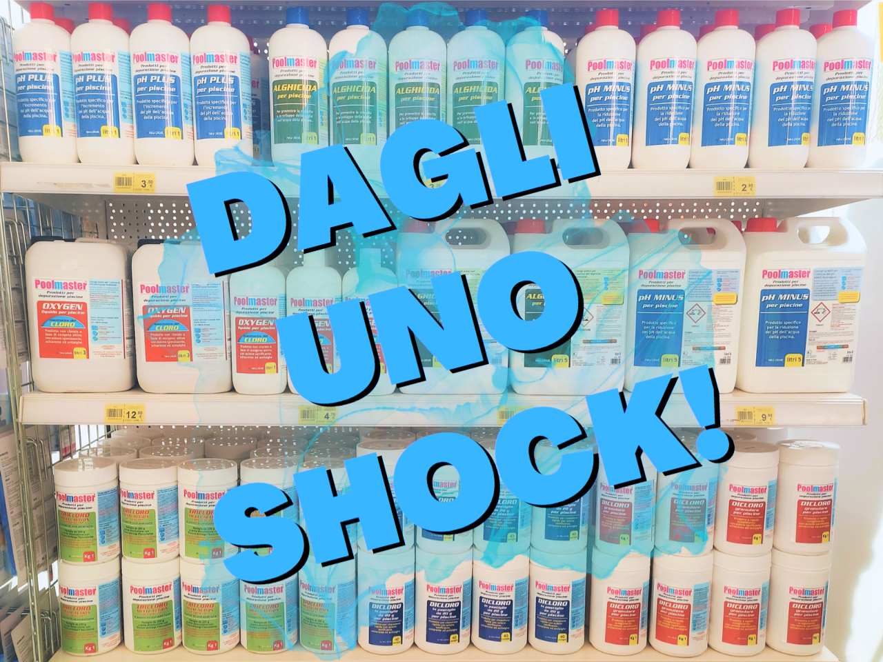 ORA DISPONIBILE IL CHIMICO PER PISCINE!