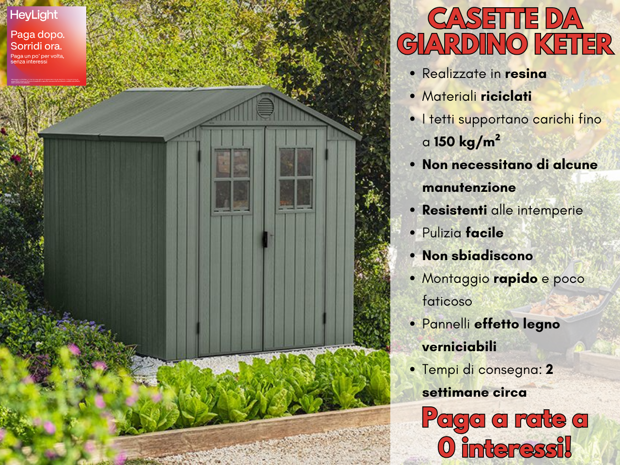 CASETTE DA GIARDINO KETER